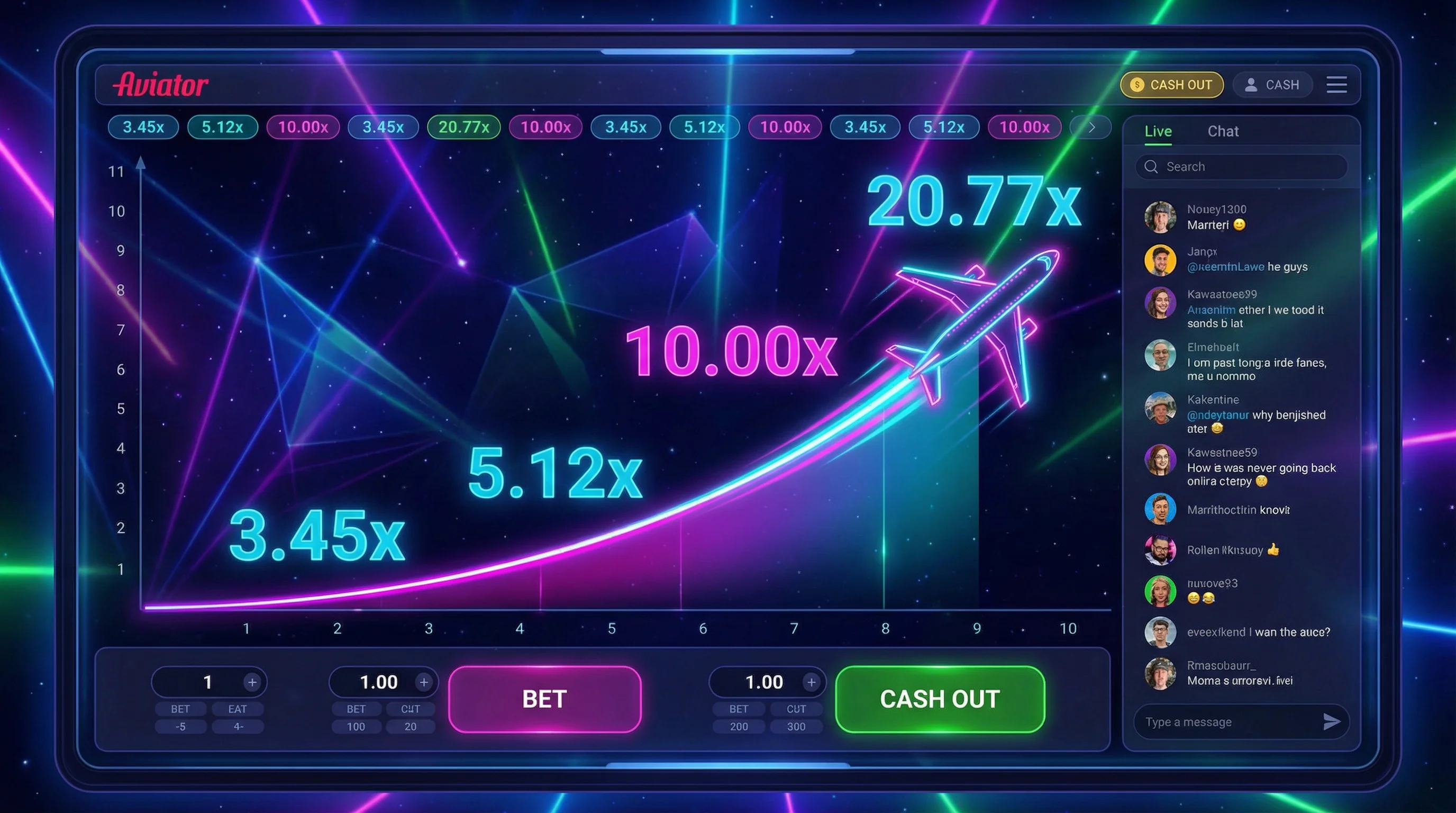 Aviator juego crash Baccarat Casino